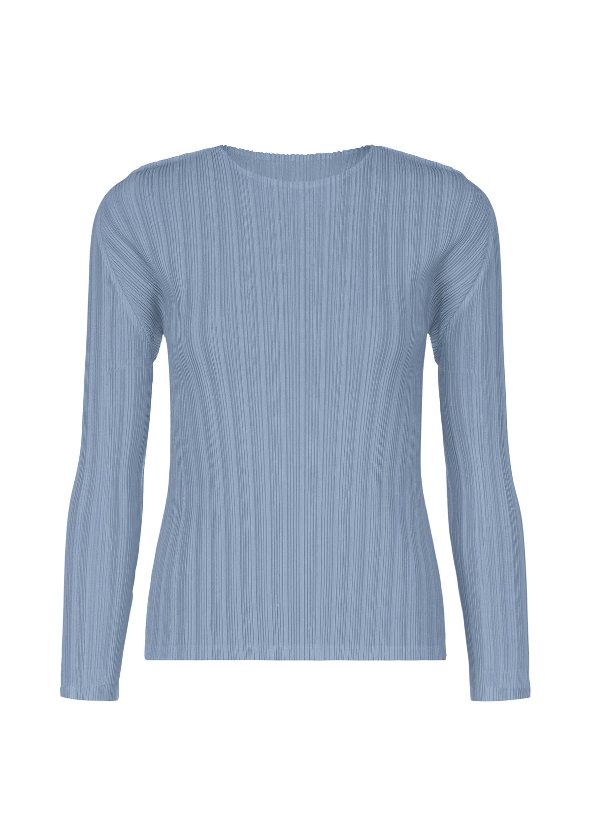 RIB PLEATS DECEMBER、ウィメンズ_トップス_トップ、ブルー