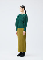 RIB PLEATS DECEMBER、ウィメンズ_トップス_カーディガン、着用画像2