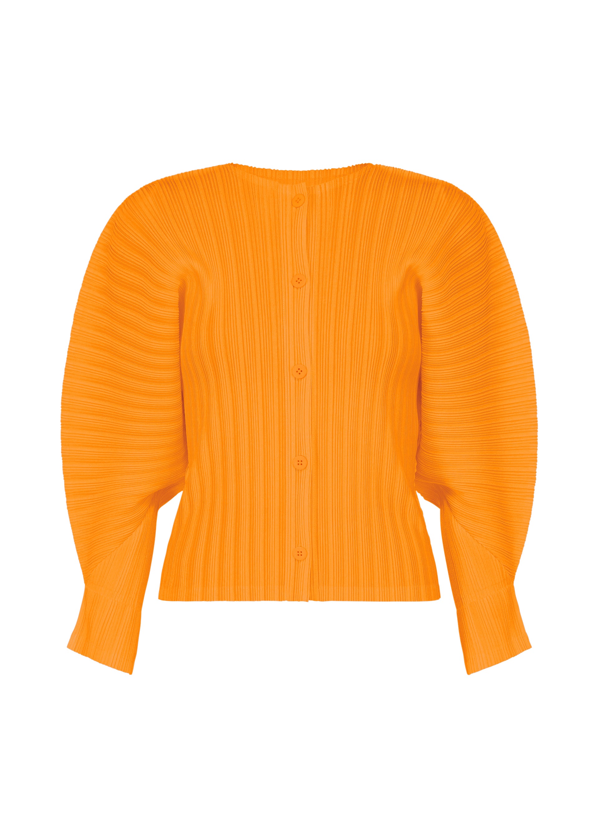 RIB PLEATS DECEMBER、ウィメンズ_トップス_カーディガン、イエロー