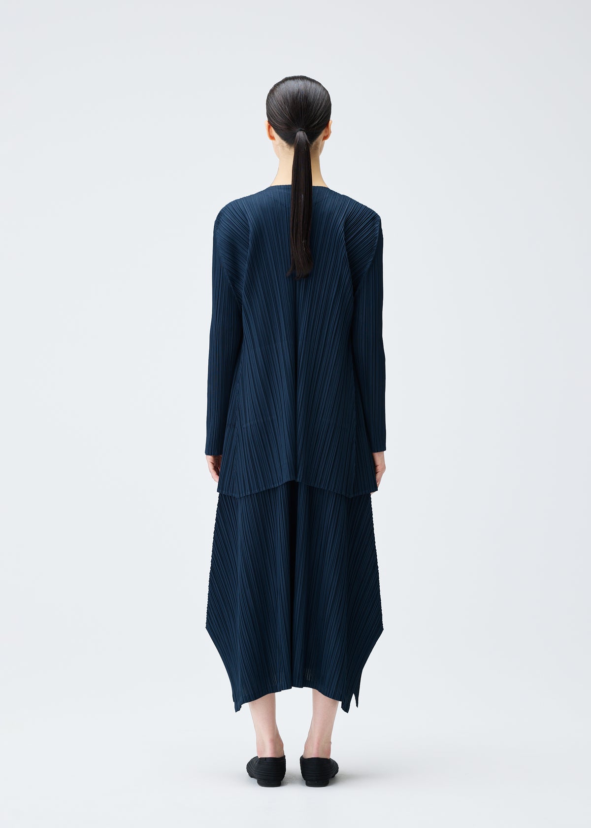 MELLOW PLEATS、ウィメンズ_トップス_カーディガン、着用画像3
