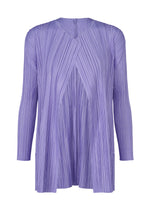 MELLOW PLEATS、ウィメンズ_トップス_カーディガン、ブルー
