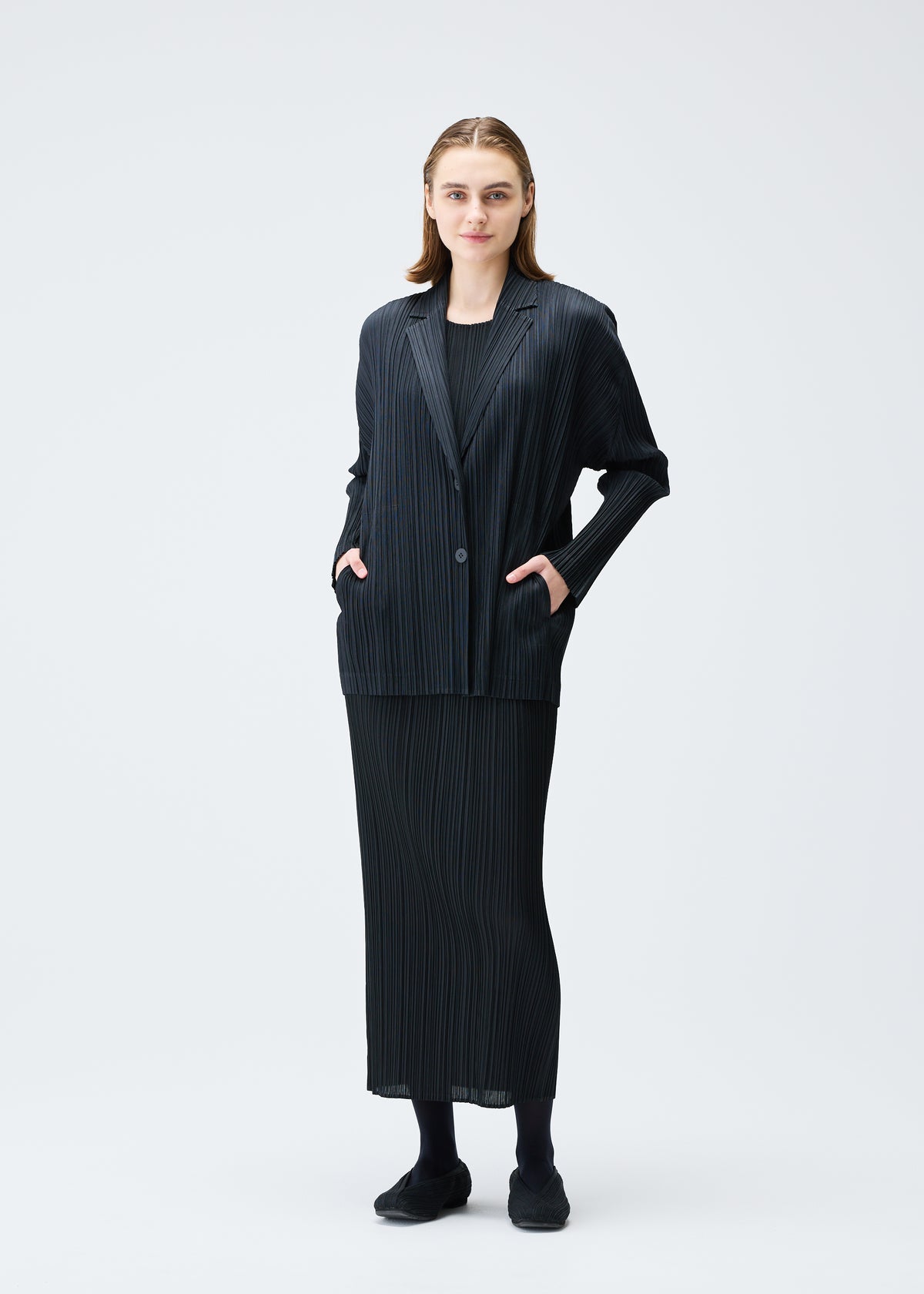 PLEATS JACKET、ウィメンズ_ジャケット&コート_ジャケット＆ブルゾン、着用画像4