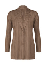 PLEATS JACKET、ウィメンズ_ジャケット&コート_ジャケット＆ブルゾン、ブラウン