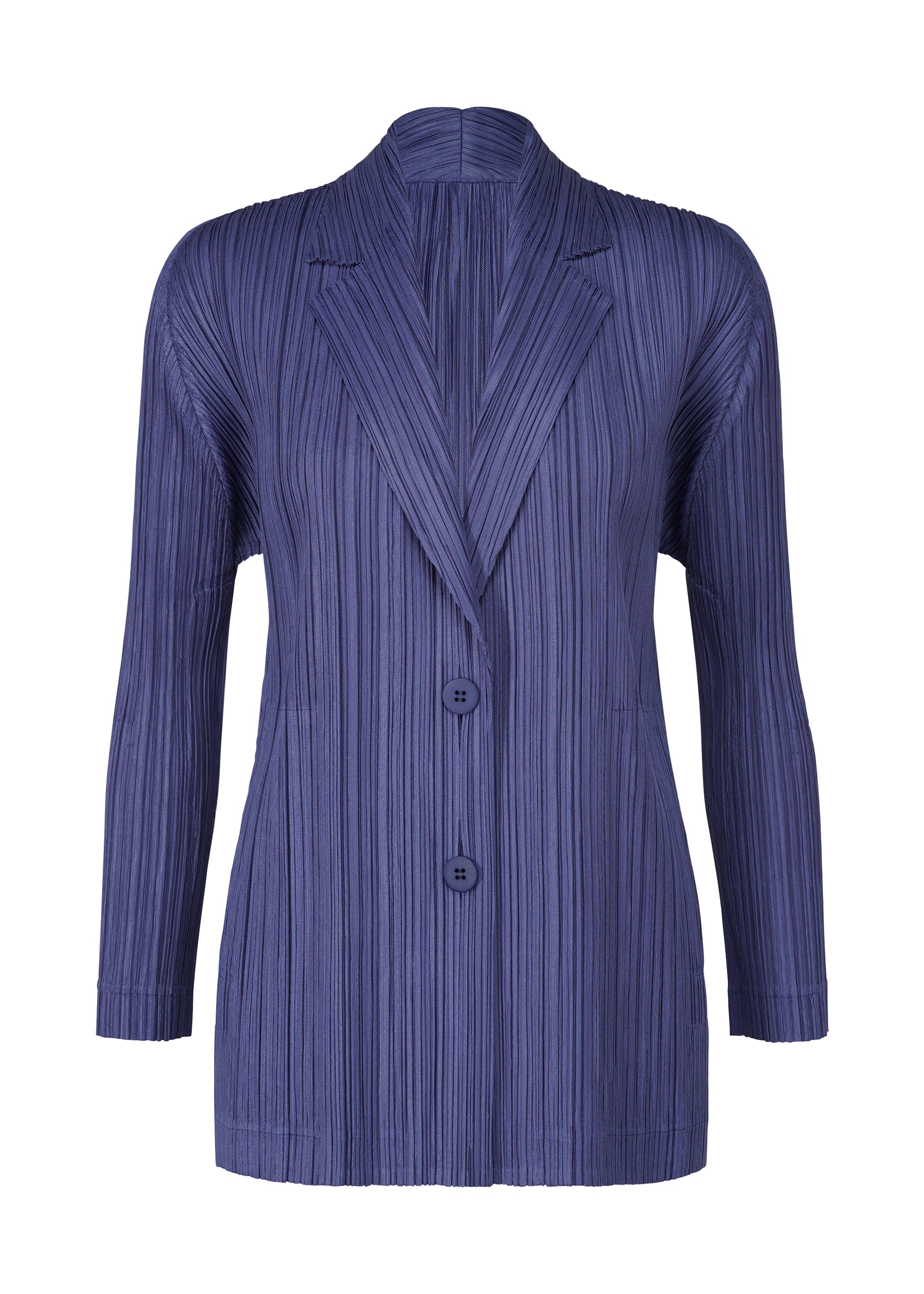 PLEATS JACKET、ウィメンズ_ジャケット&コート_ジャケット＆ブルゾン、ネイビー