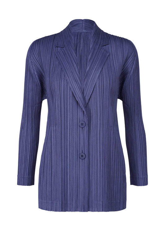 PLEATS JACKET、ウィメンズ_ジャケット&コート_ジャケット＆ブルゾン、ネイビー