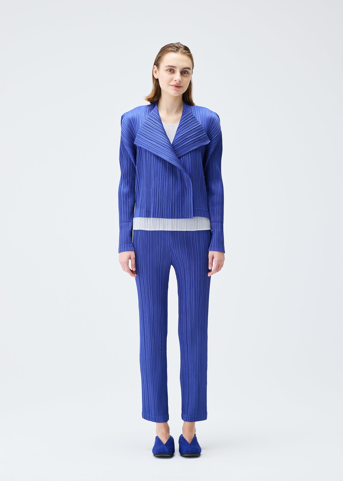 PLEATS JACKET、ウィメンズ_ジャケット&コート_ジャケット＆ブルゾン、着用画像1