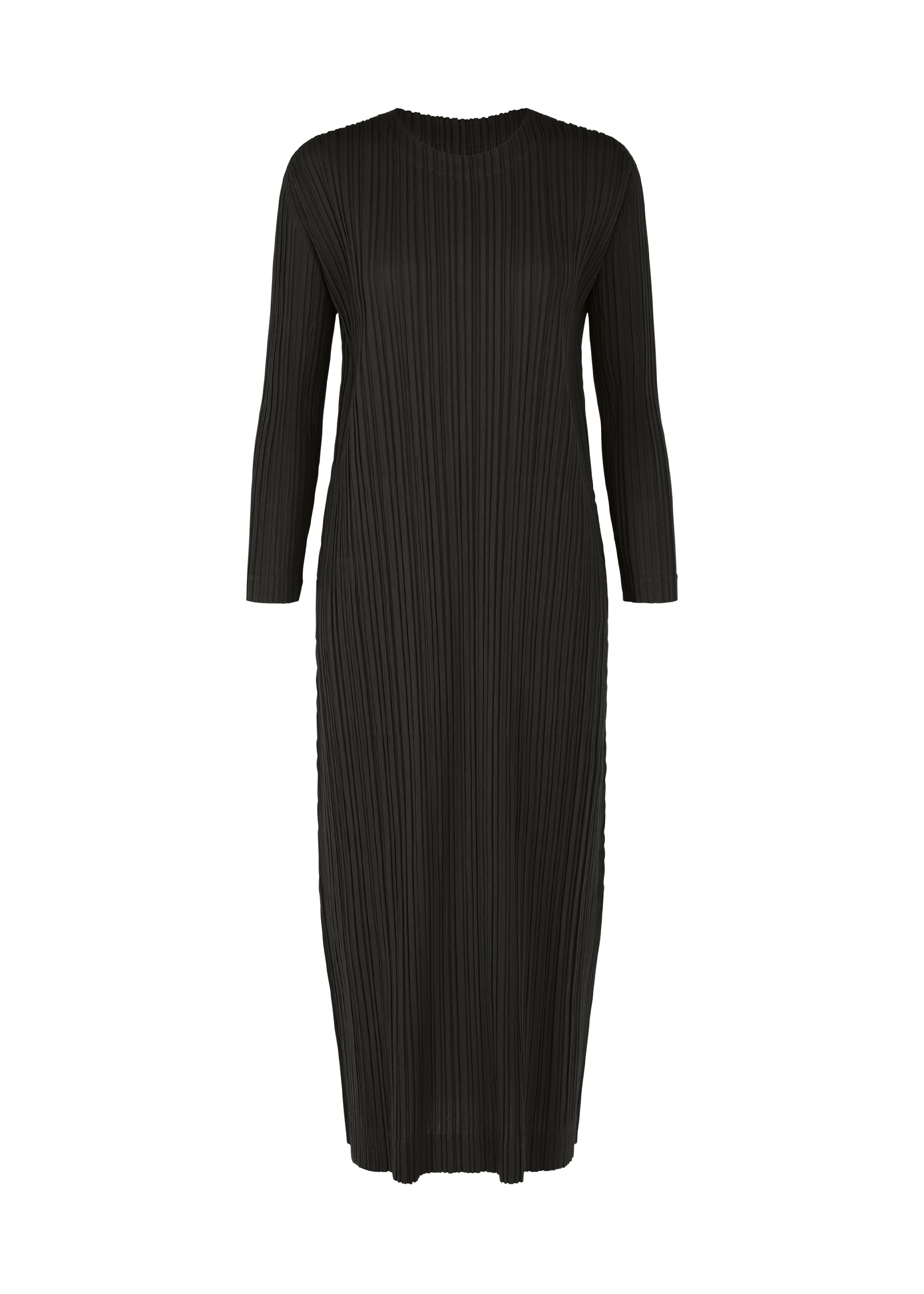 WOOL PLEATS、ウィメンズ_ワンピース、ブラック