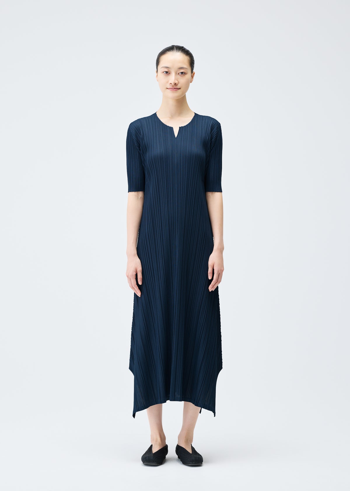 MELLOW PLEATS、ウィメンズ_ワンピース、着用画像1