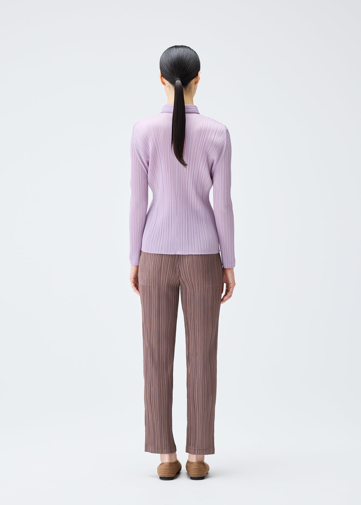 PLEATS SHIRT、ウィメンズ_トップス_シャツ、着用画像3