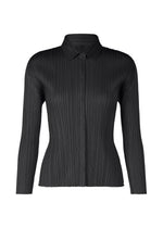 PLEATS SHIRT、ウィメンズ_トップス_シャツ、ブラック