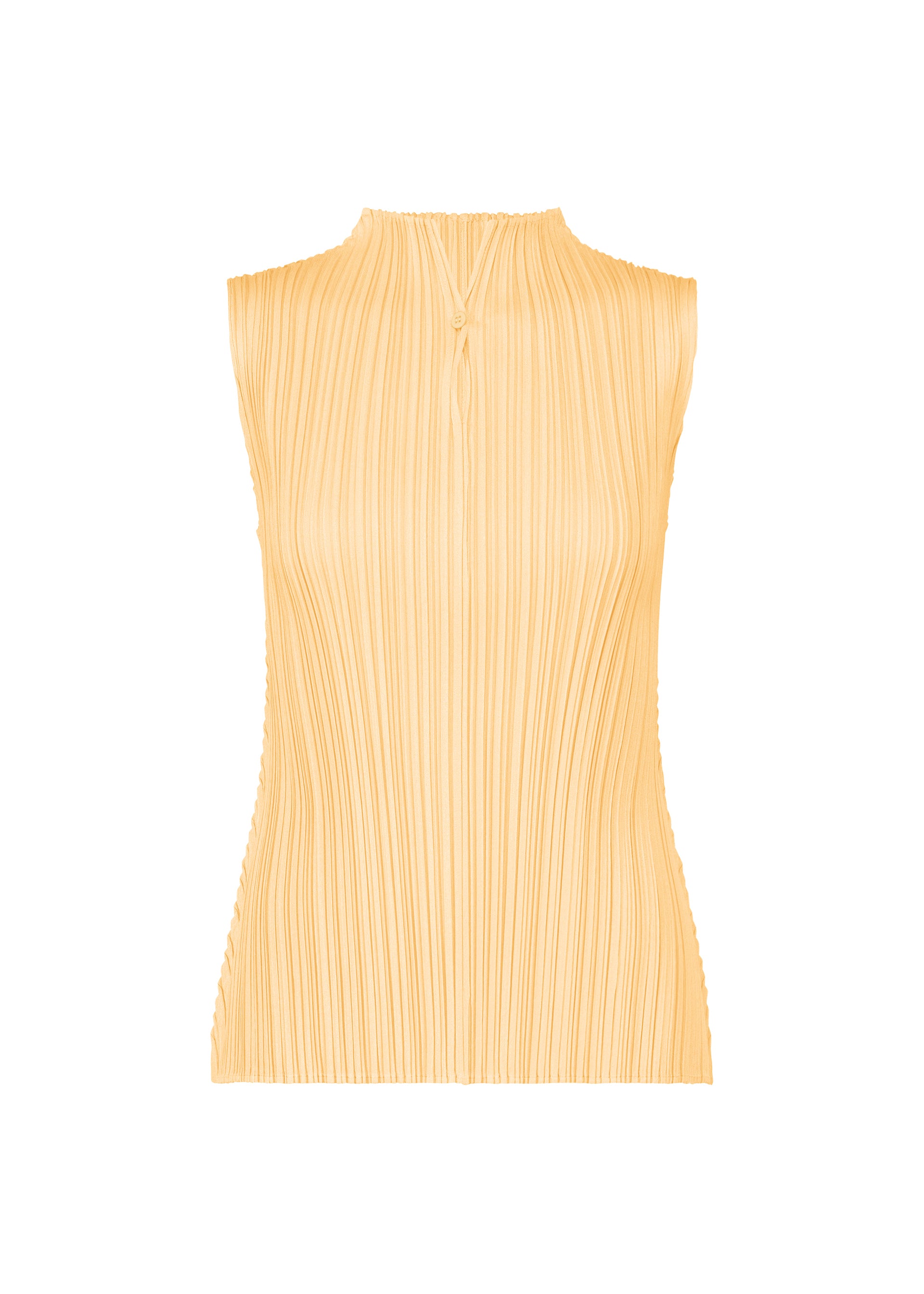 MELLOW PLEATS、ウィメンズ_トップス_トップ、オレンジ