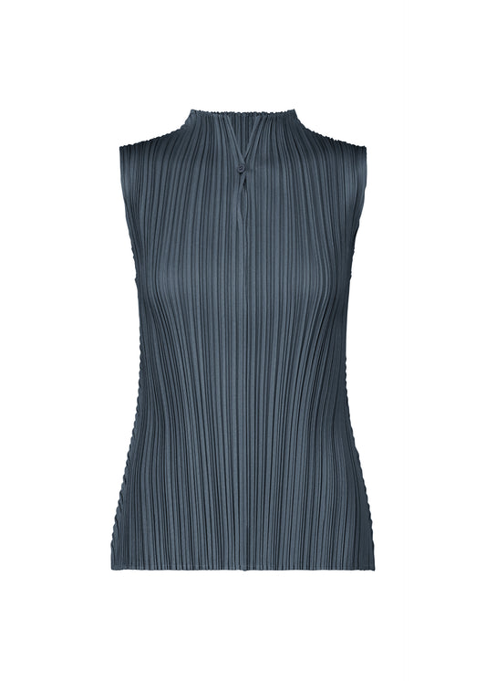 MELLOW PLEATS、ウィメンズ_トップス_トップ、ネイビー