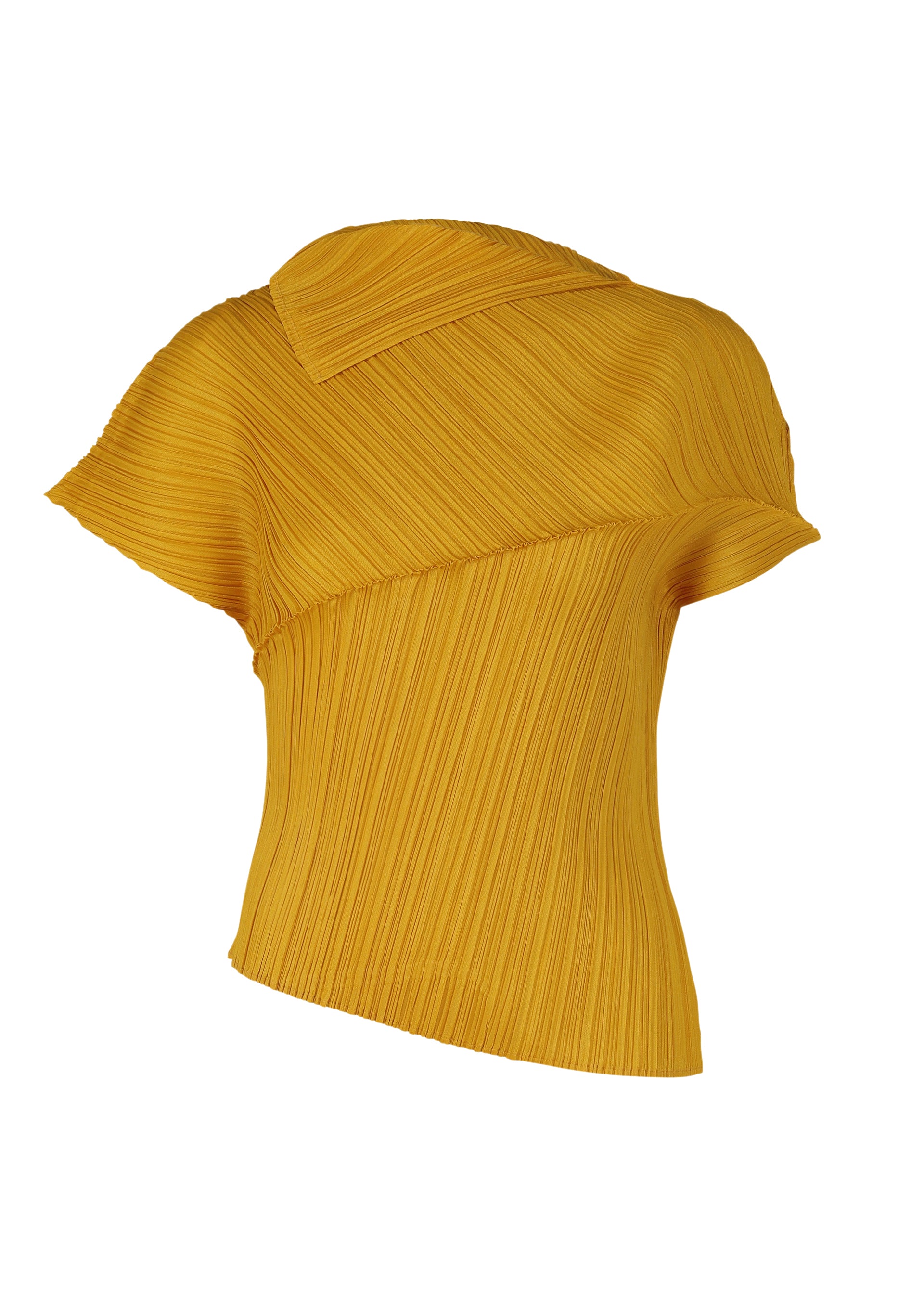 ぎんこ様PLEATS PLEATSイッセイミヤケオレンジ長袖Tシャツ トップス LEAP – isseymiyake.com