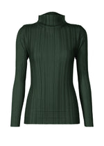 SOFT PLEATS、ウィメンズ_トップス_トップ、カーキ