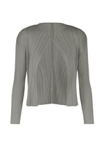 LUCID PLEATS、ウィメンズ_トップス_カーディガン、グレー