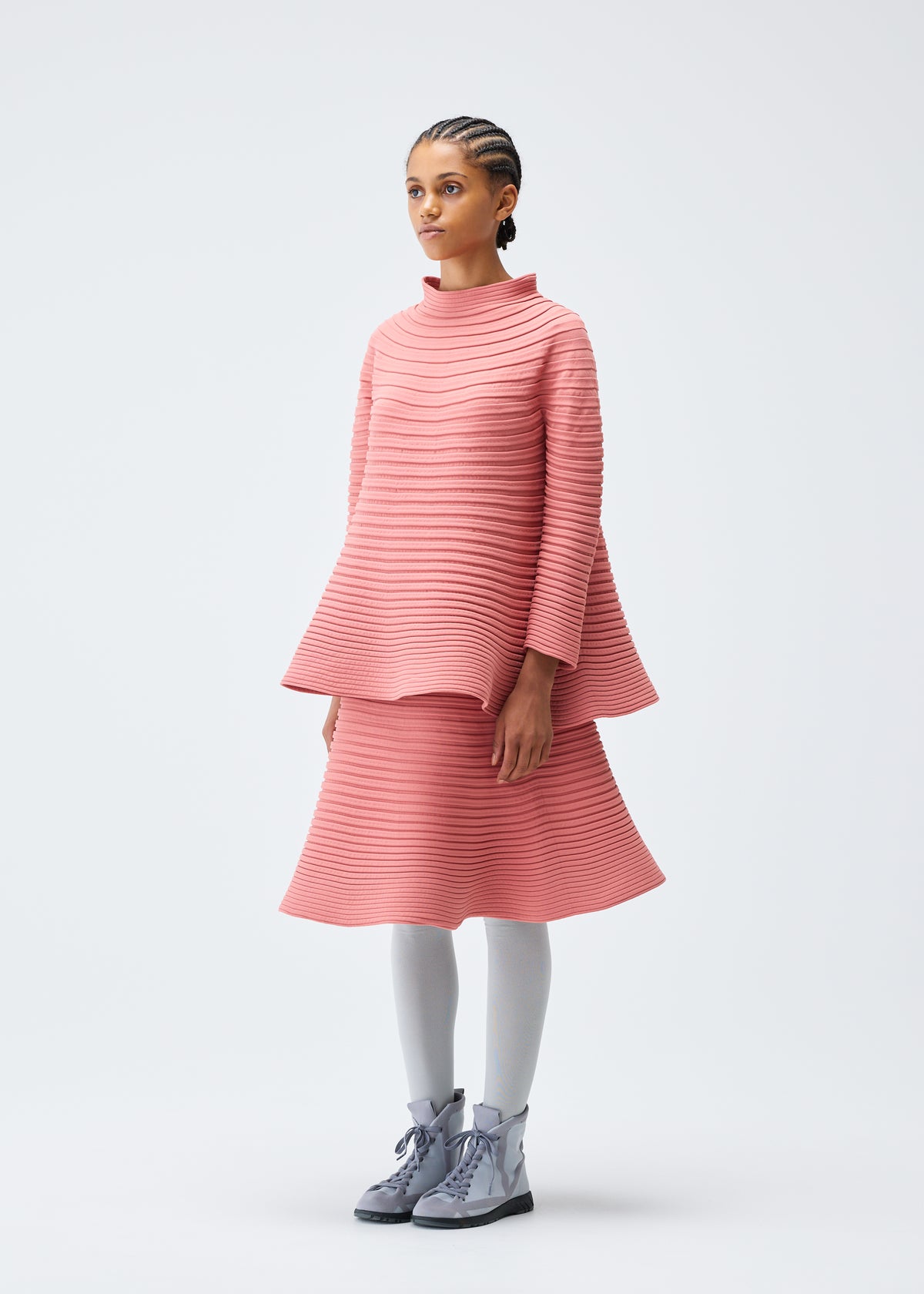 BOUNCE KNIT、ウィメンズ_スカート、着用画像2