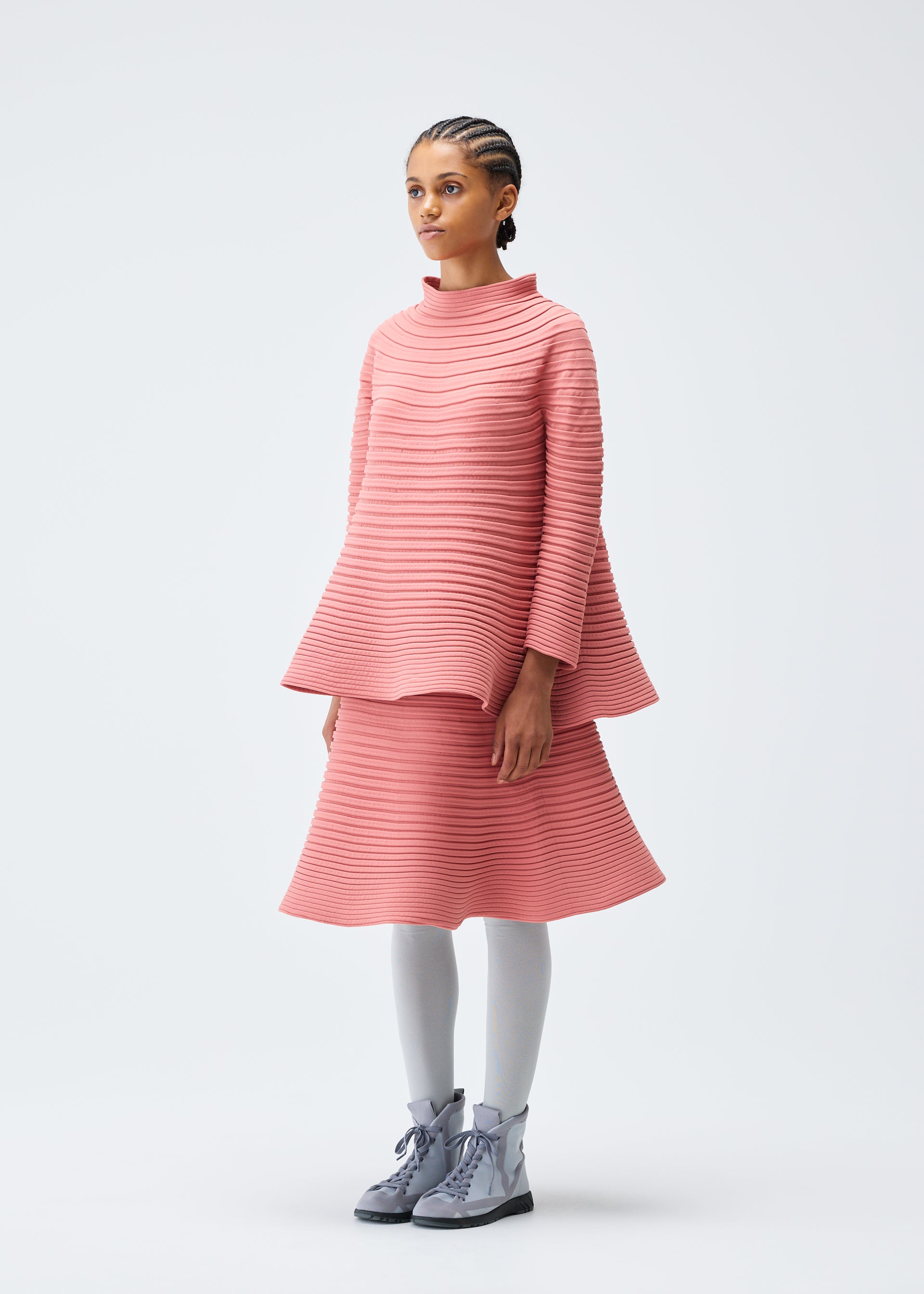 BOUNCE KNIT、ウィメンズ_スカート、着用画像2