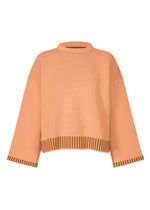TEMPO KNIT、ウィメンズ_ニット、レッド