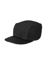 PLEATS CAP、アクセサリー&その他_帽子、ブラック