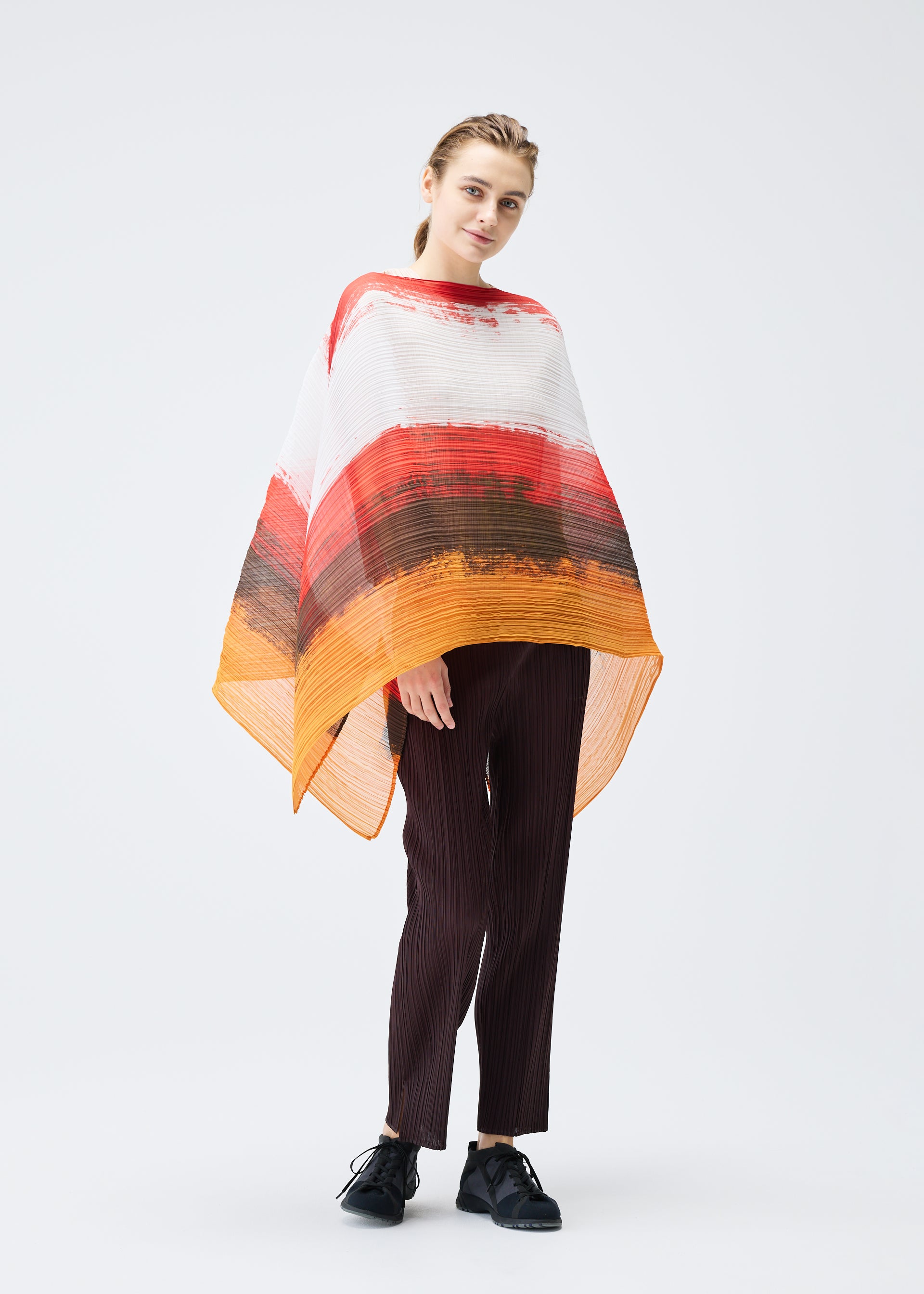 イッセイミヤケ ISSEY MIYAKE ストール ショール スカーフ シワ加工