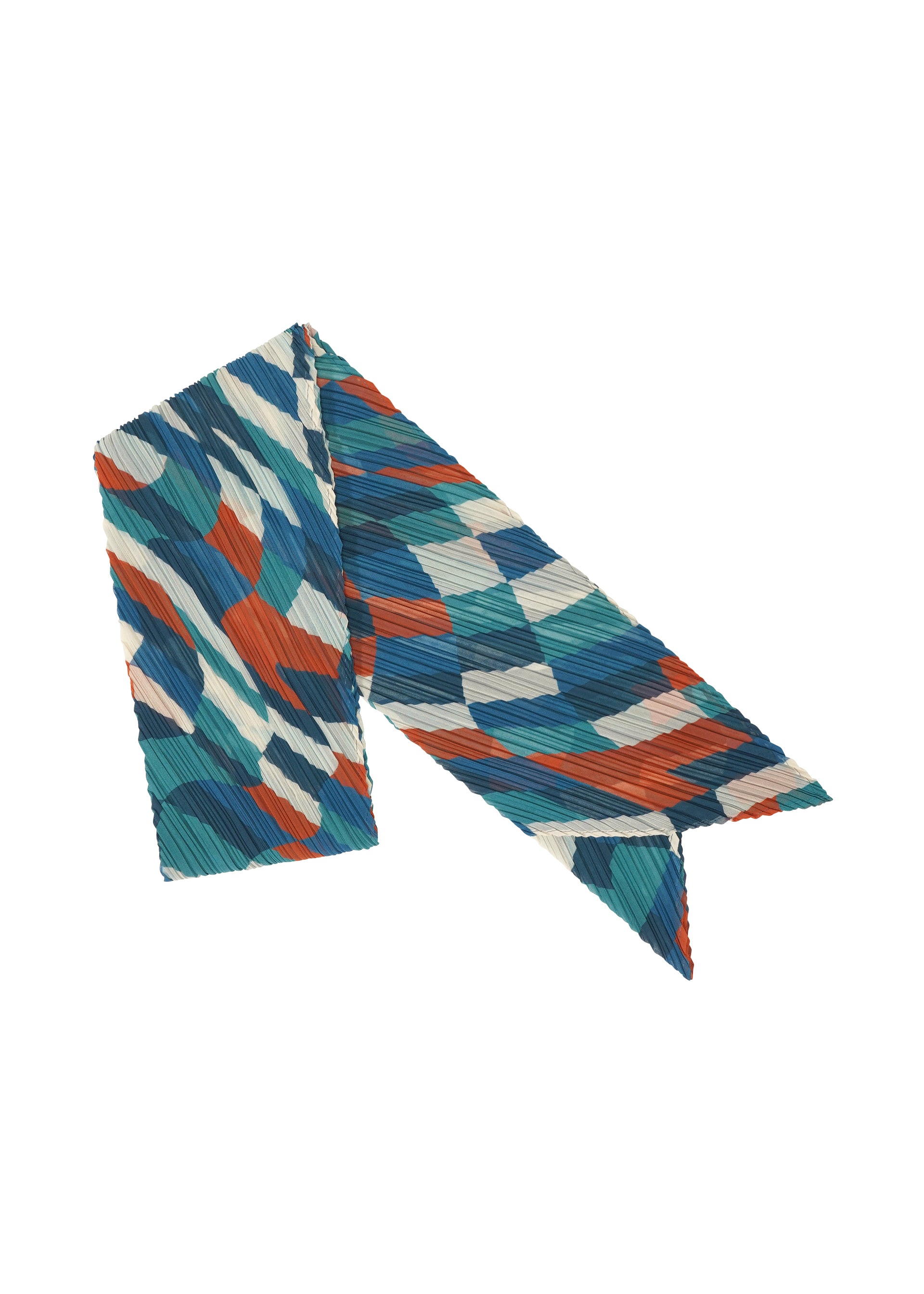 DANCING SQUARE SCARF、アクセサリー&その他_ストール、ブルー