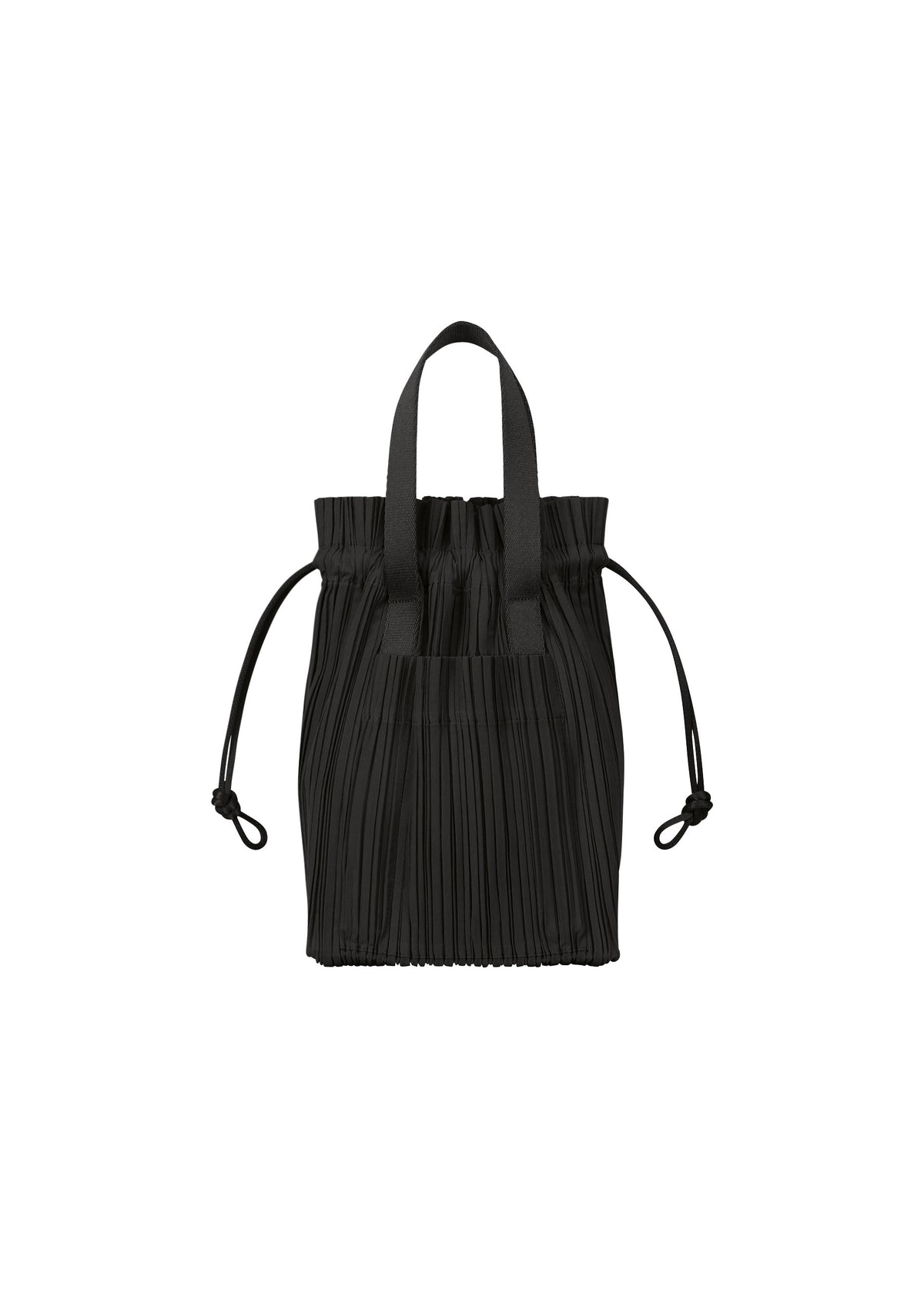 PLEATS TOTE BAG、バッグ&財布_ショルダーバッグ、ブラック