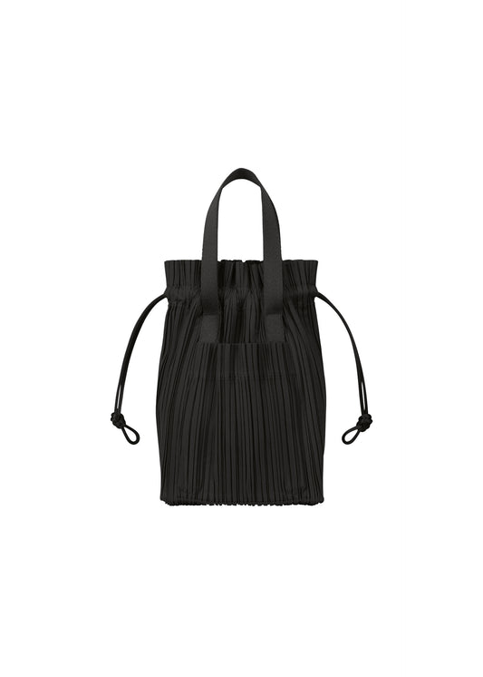 PLEATS TOTE BAG、バッグ&財布_ショルダーバッグ、ブラック