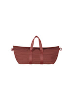 PLEATS BOSTON BAG、バッグ&財布_ハンドバッグ、ブラウン