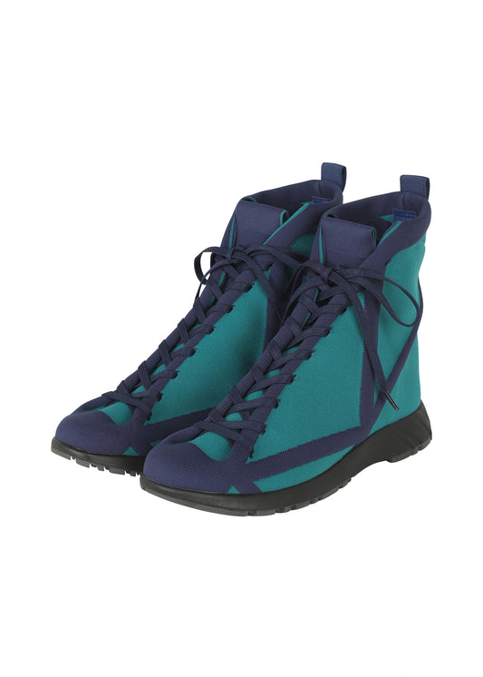 EASY HIGH CUT SNEAKERS、アクセサリー&その他_レッグウェア&シューズ、グリーン
