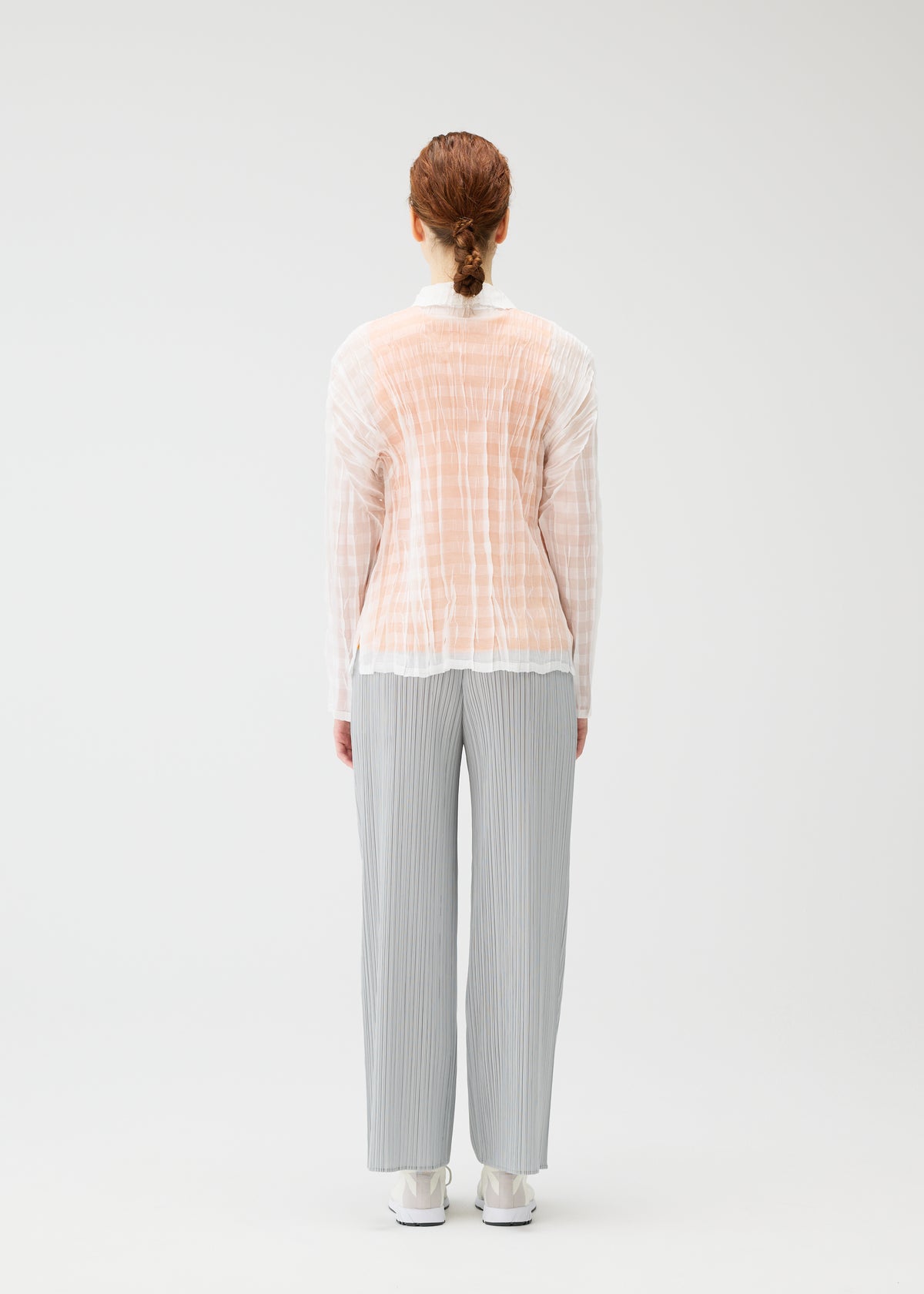 TWISTED BORDER SHIRT、ウィメンズ_トップス_シャツ、着用画像3