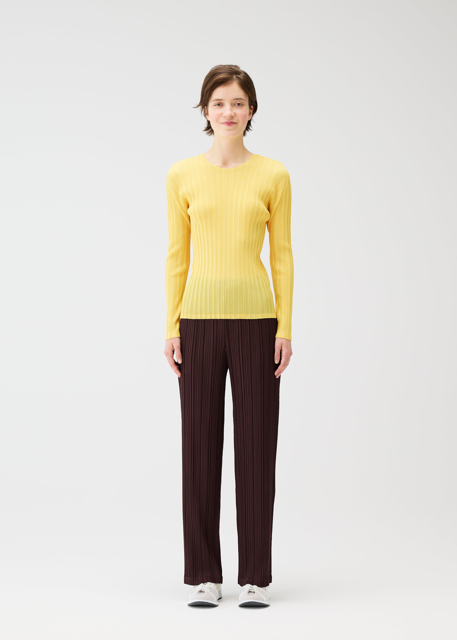 RIB PLEATS JANUARY、ウィメンズ_トップス_トップ、着用画像1