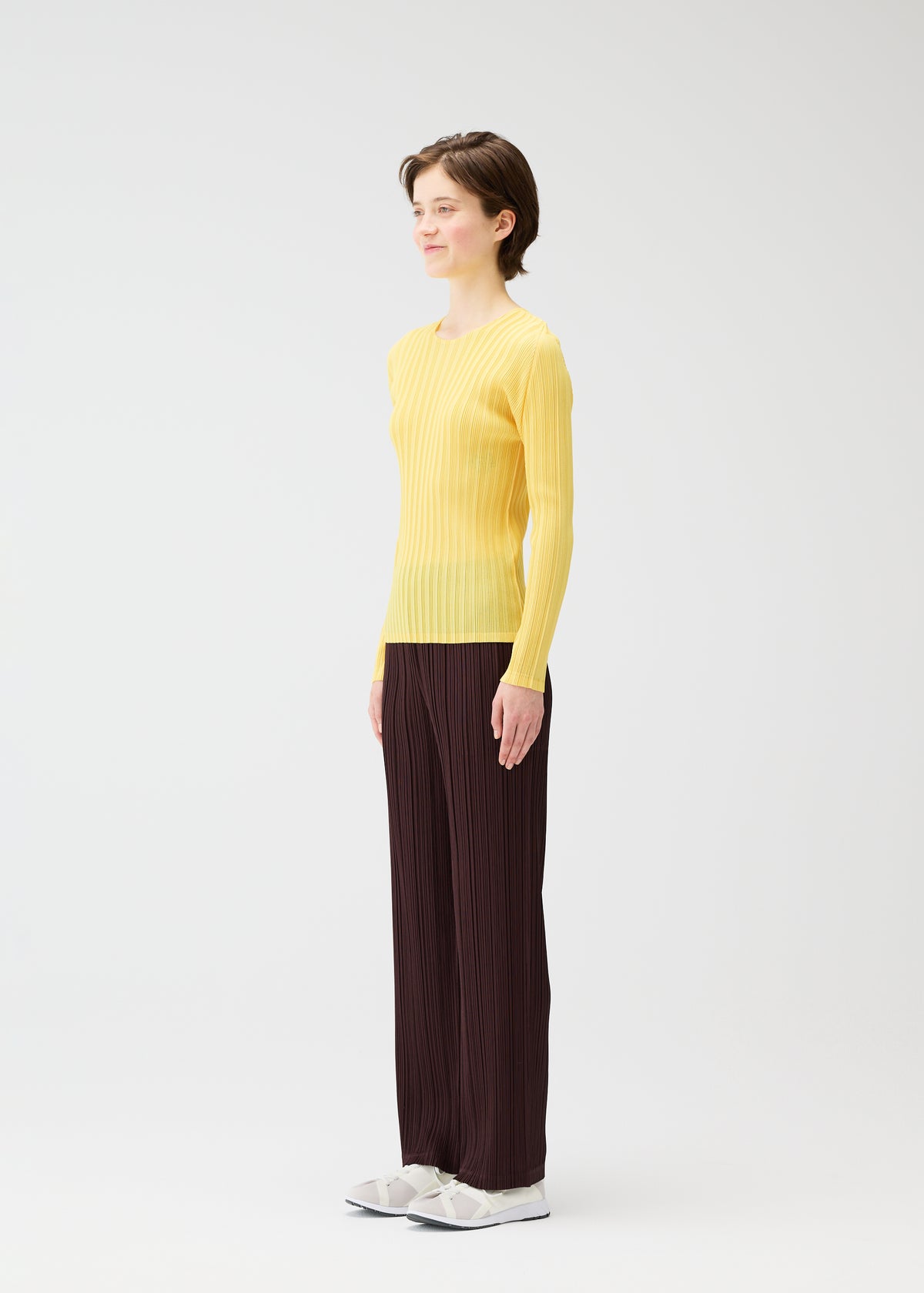 RIB PLEATS JANUARY、ウィメンズ_トップス_トップ、着用画像2