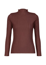 RIB PLEATS JANUARY、ウィメンズ_トップス_トップ、パープル