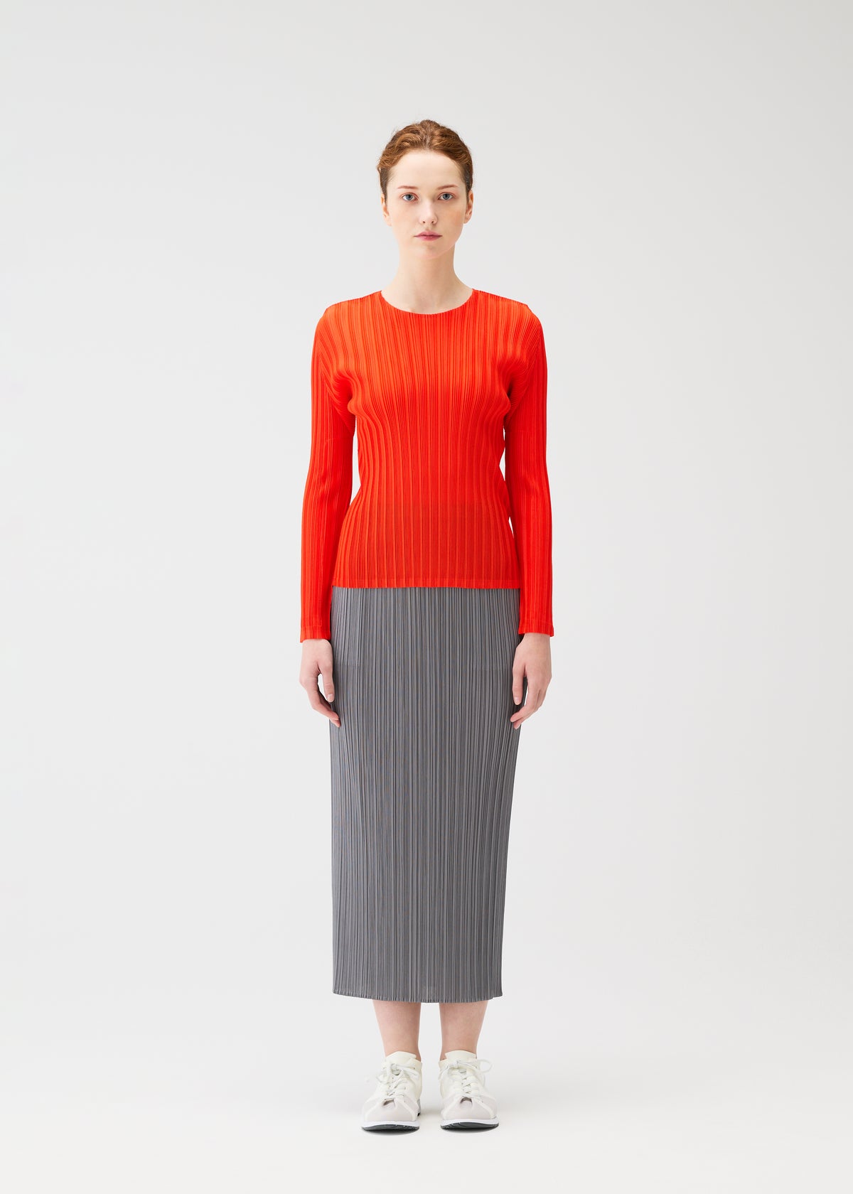 RIB PLEATS FEBRUARY、ウィメンズ_トップス_トップ、着用画像1