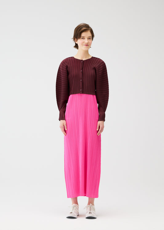 RIB PLEATS JANUARY、ウィメンズ_トップス_カーディガン、着用画像1