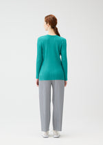 RIB PLEATS FEBRUARY、ウィメンズ_トップス_カーディガン、着用画像3