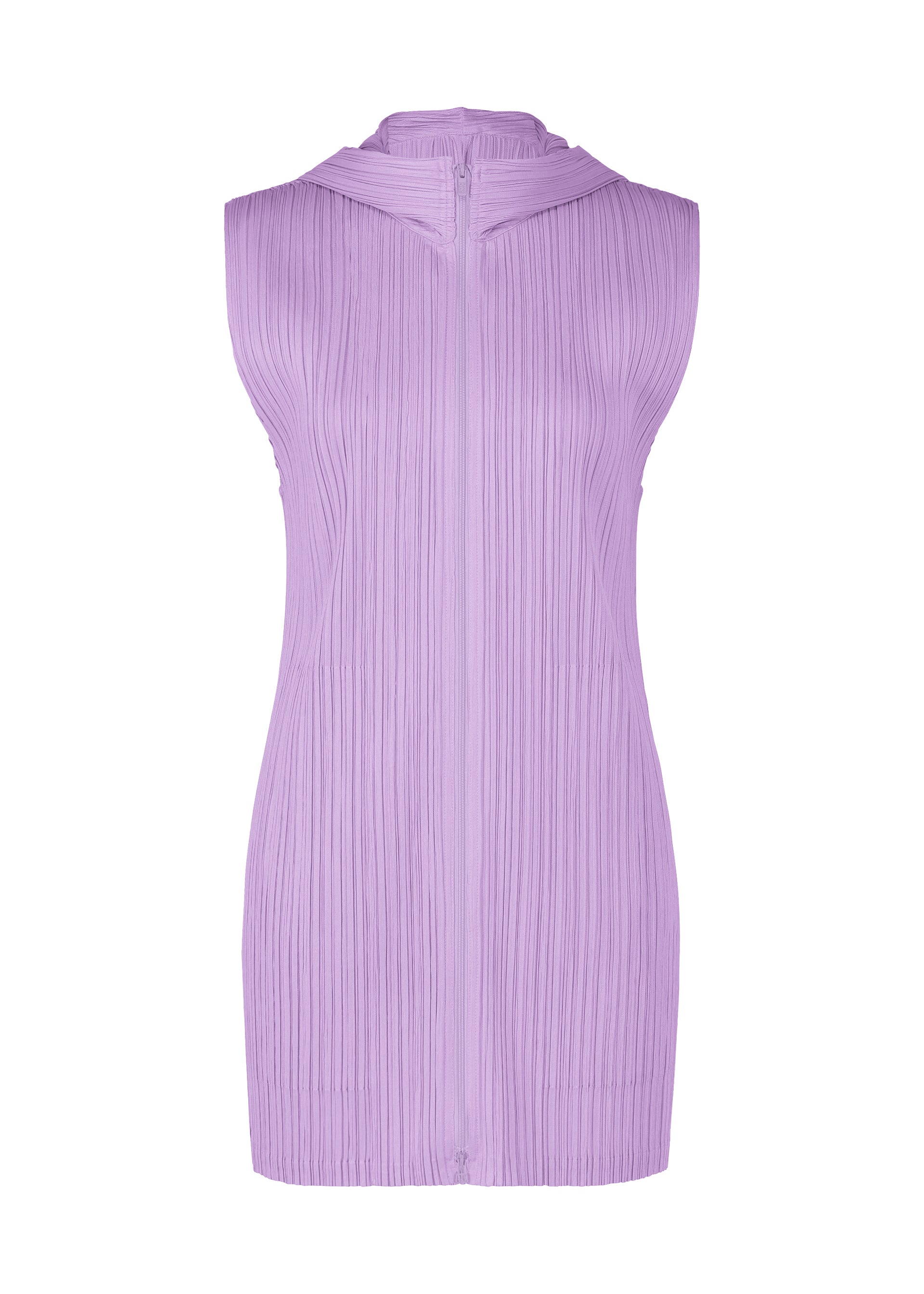 ISSEY　MIYAKE　紫☆しわ加工プリーツ～ベスト～カットソー 最新発見 ISSEY MIYAKE 紫☆しわ加工プリーツ～ベスト～カットソー