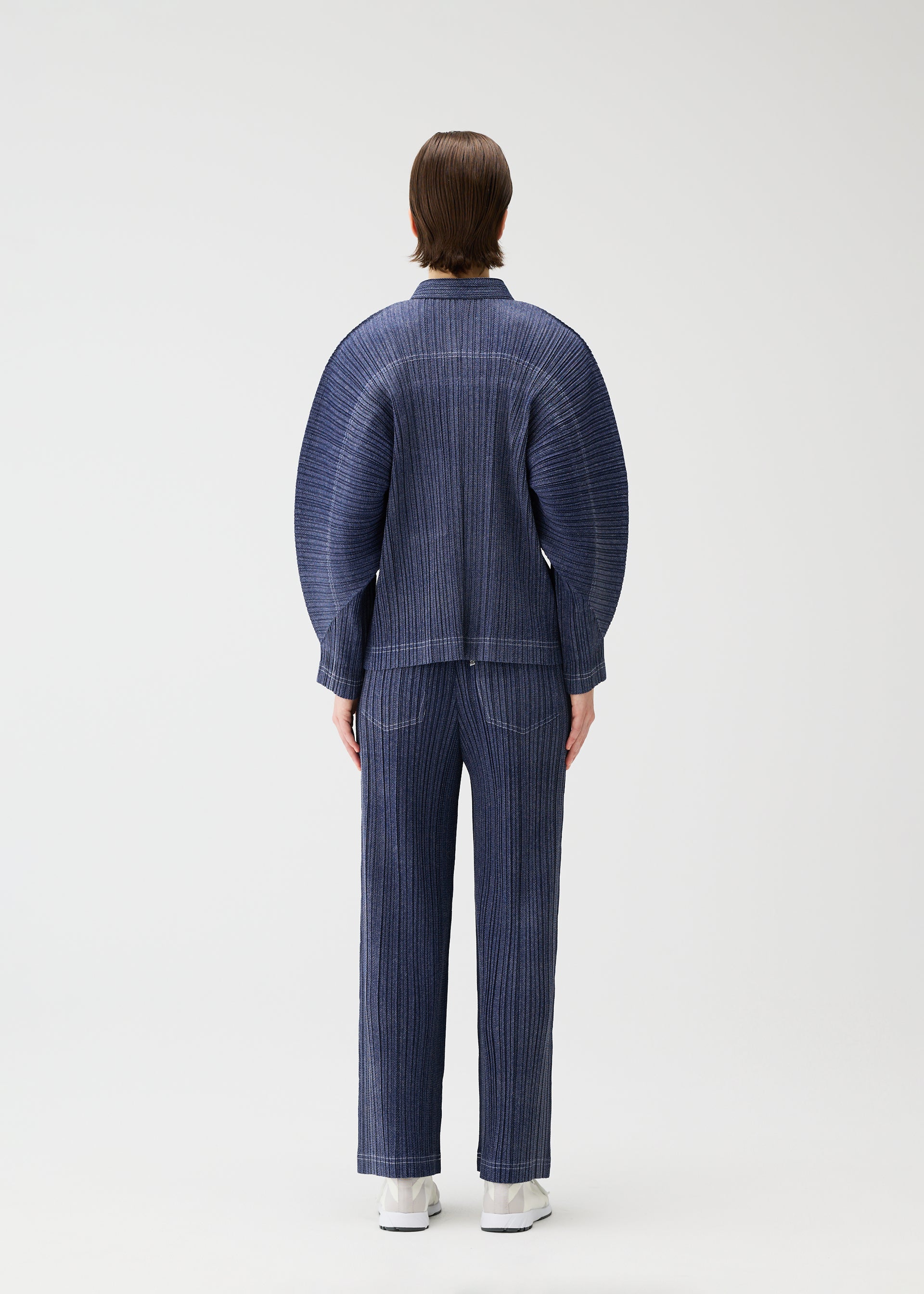 【数回着用】PLEATS PLEASE コットンデニムシャツ　M COTTON DENIM – isseymiyake.com
