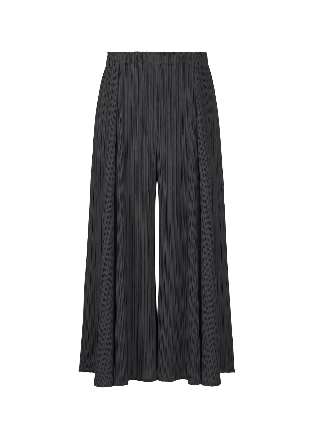 MELLOW PLEATS、ウィメンズ_パンツ、ブラック