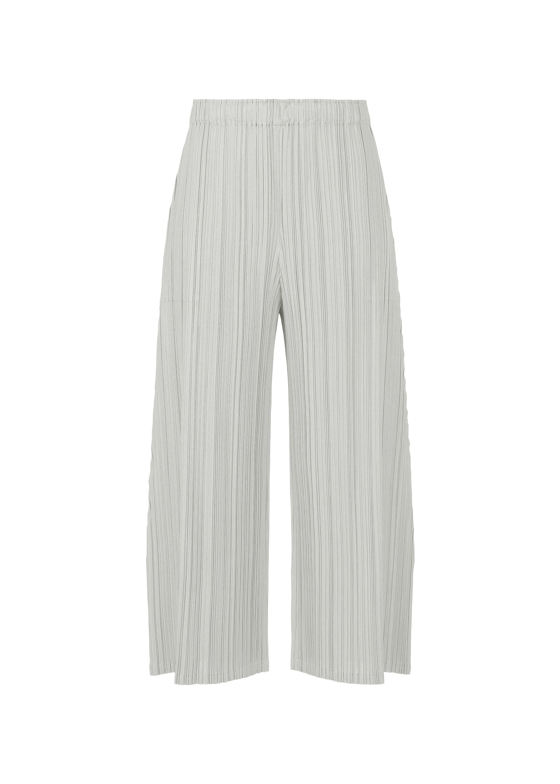 MELLOW PLEATS、ウィメンズ_パンツ、グレー