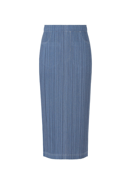 COTTON DENIM、ウィメンズ_スカート、ブルー