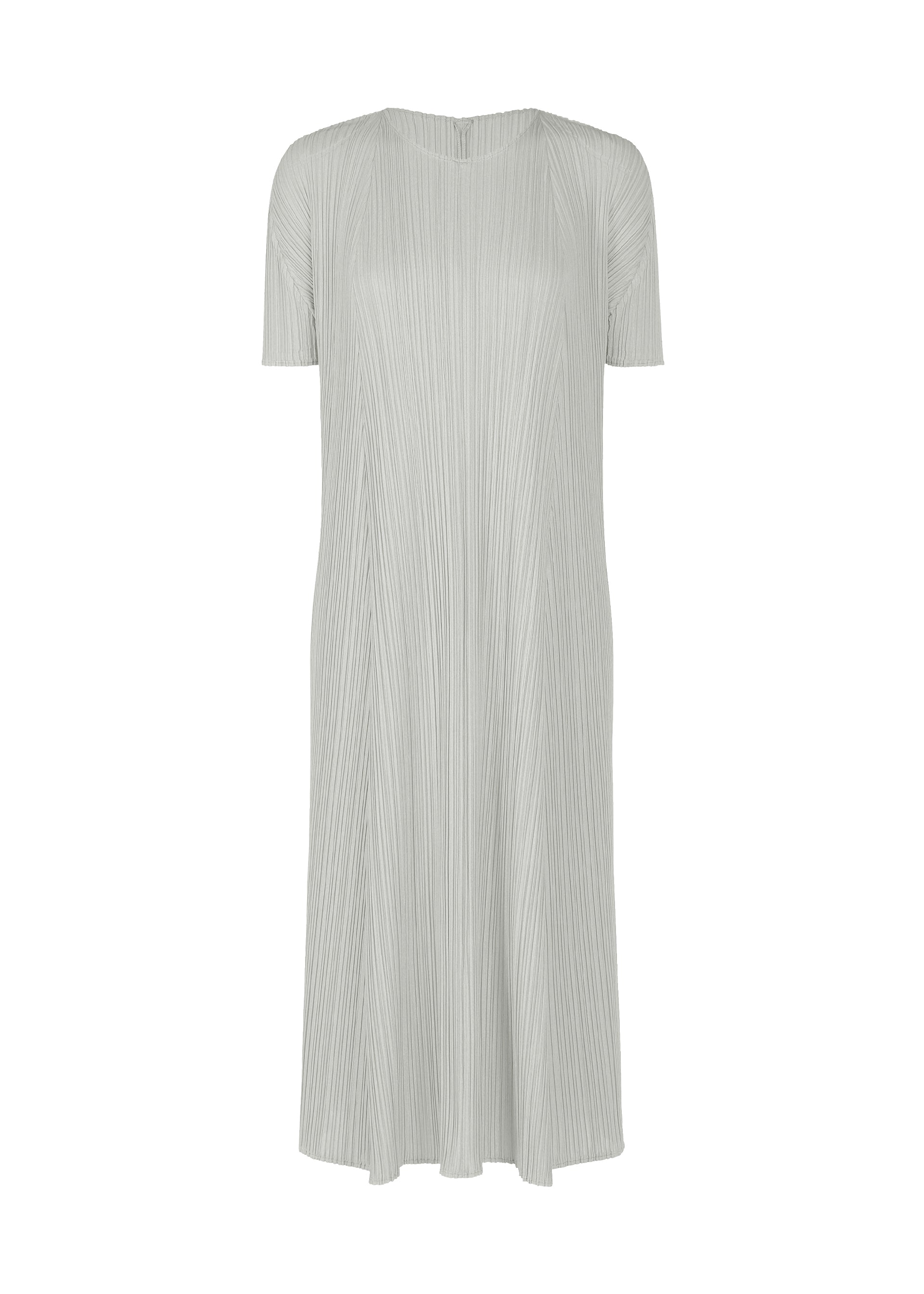 MELLOW PLEATS、ウィメンズ_ワンピース、グレー