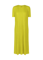 MELLOW PLEATS、ウィメンズ_ワンピース、イエロー
