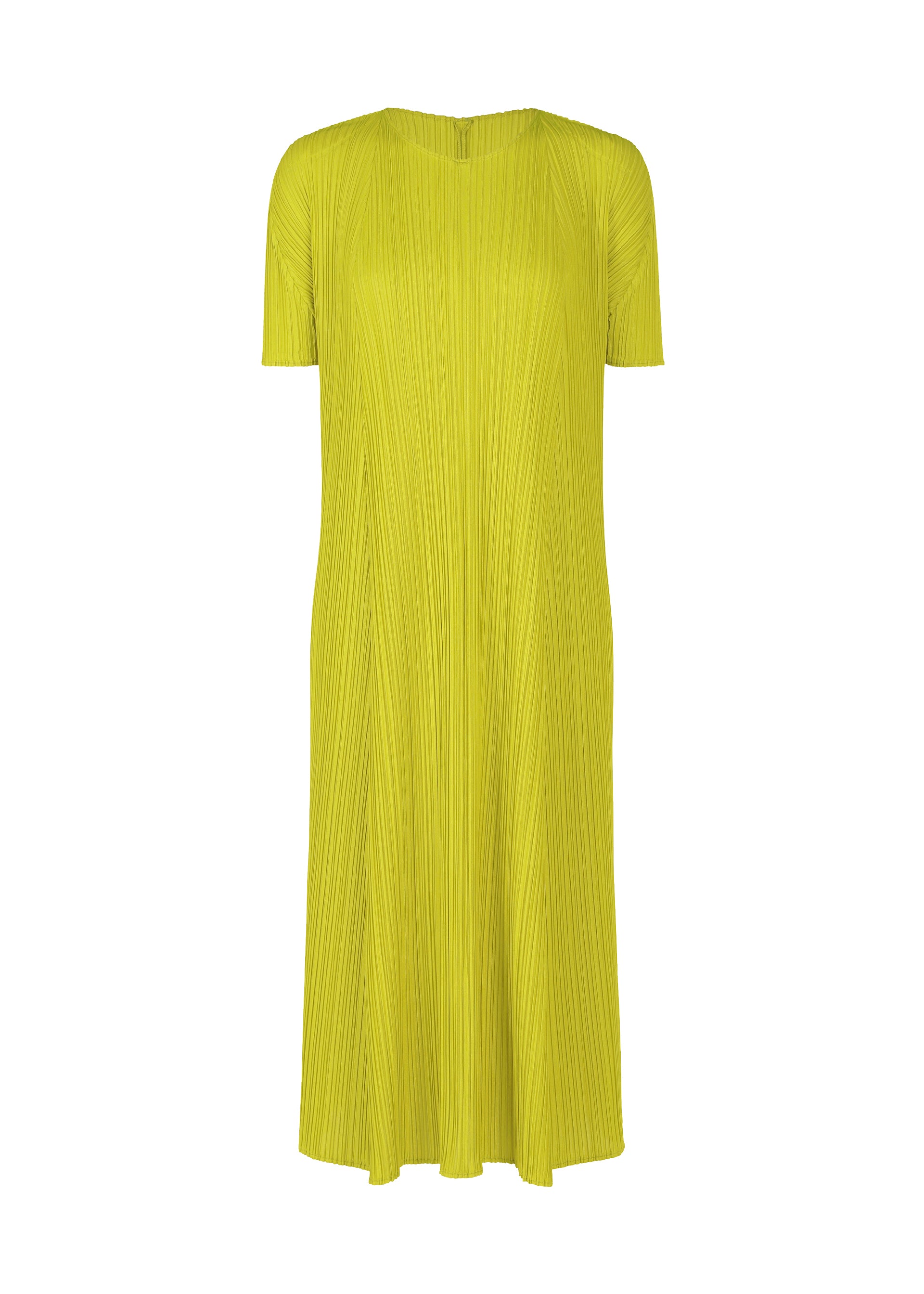 MELLOW PLEATS、ウィメンズ_ワンピース、イエロー