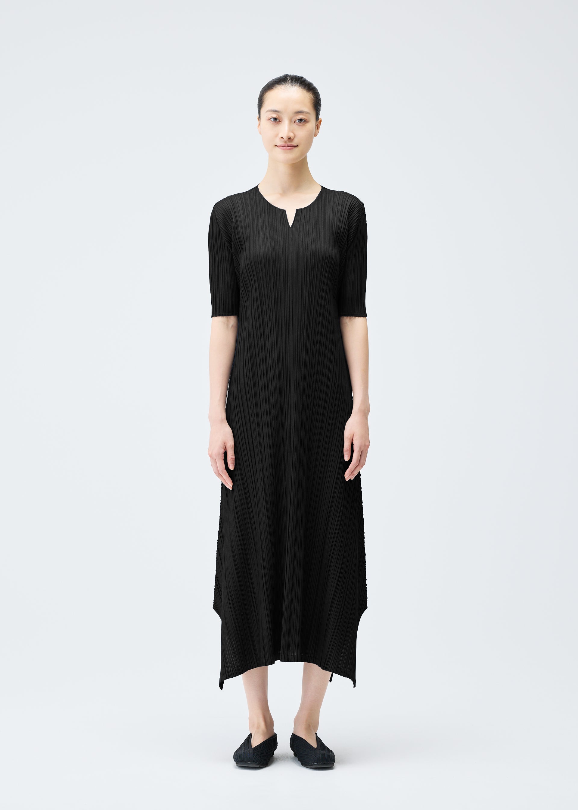 MELLOW PLEATS、ウィメンズ_ワンピース、着用画像1