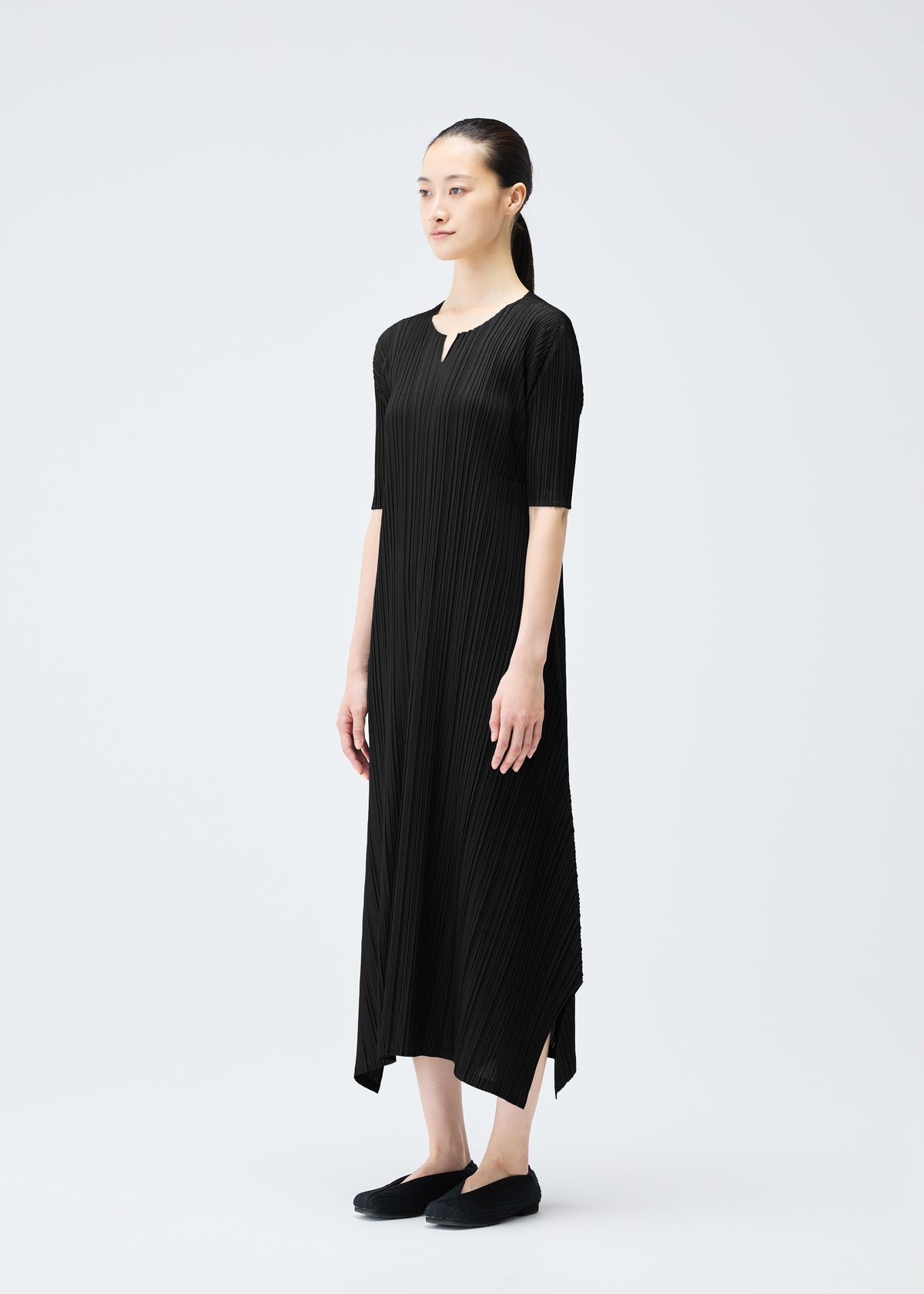 MELLOW PLEATS、ウィメンズ_ワンピース、着用画像2