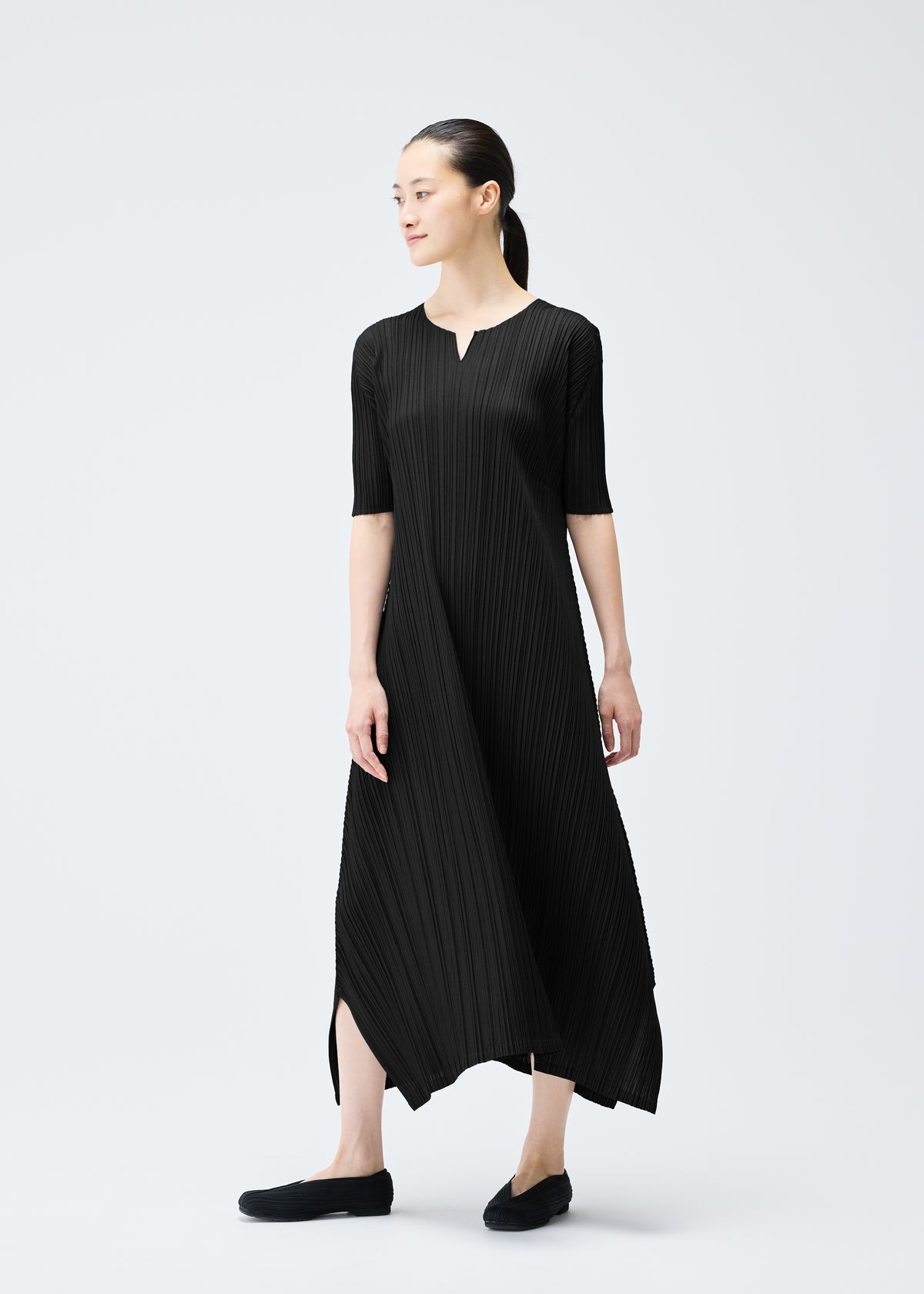 MELLOW PLEATS、ウィメンズ_ワンピース、着用画像4