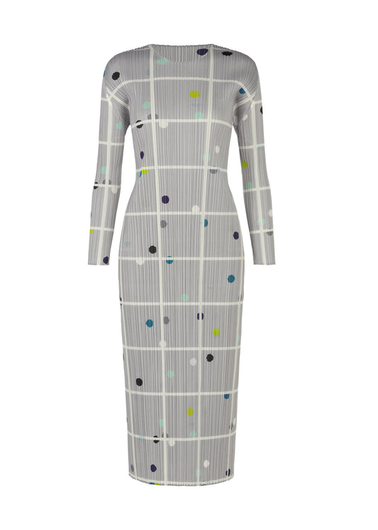 CROSSING DOTS、ウィメンズ_ワンピース、グレー