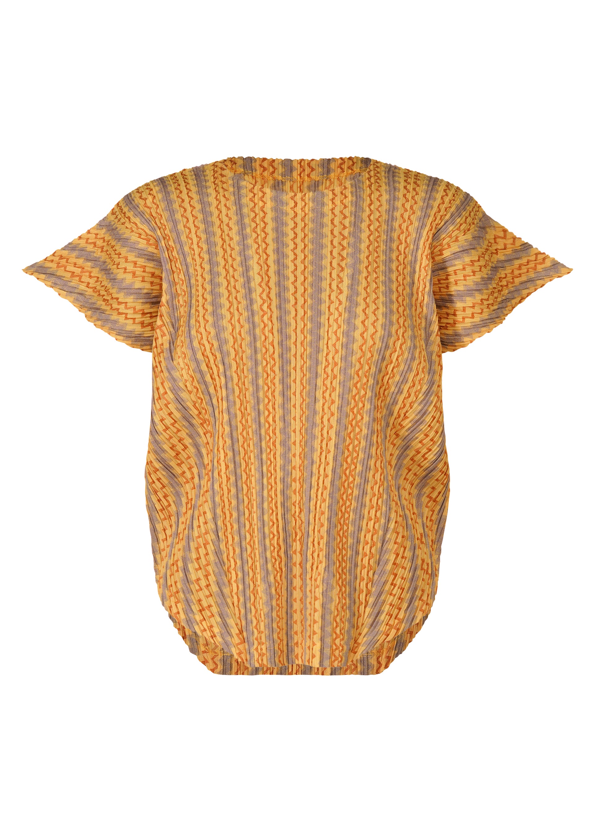 COTTON ZIGZAG、ウィメンズ_トップス_トップ、オレンジ