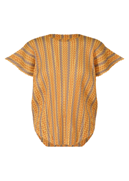 COTTON ZIGZAG、ウィメンズ_トップス_トップ、オレンジ